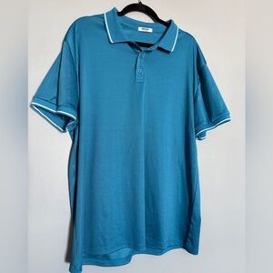 Athletic Classic Teal Polo Shirt for Men